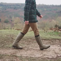 Le Chameau Men's Chasseur Leather Lined Wellington Boots