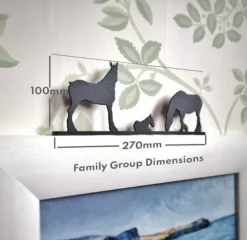 ShadowShapes Clydesdale Family Group